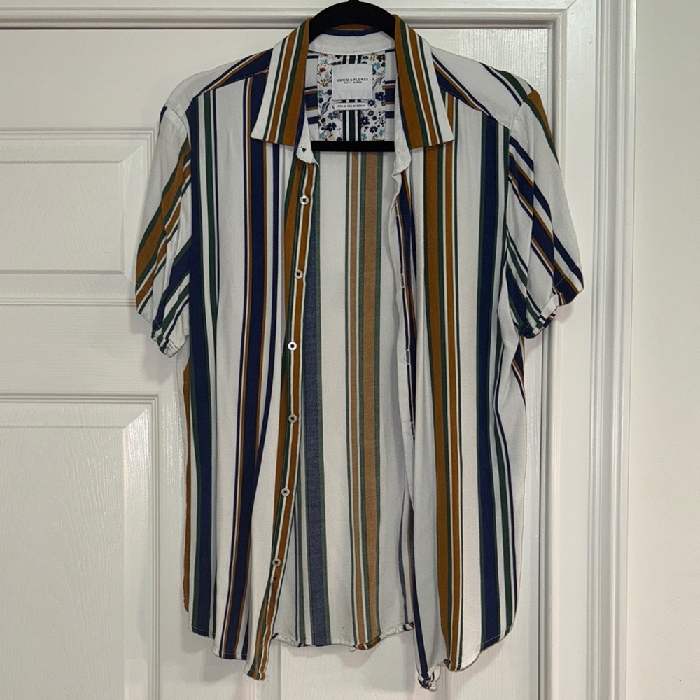 Striped Multicolor Men's Shirt